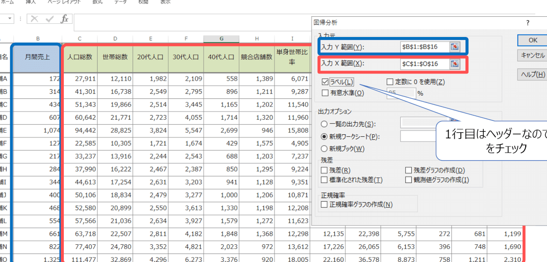 重回帰分析Excelで高度な分析をマスター 1