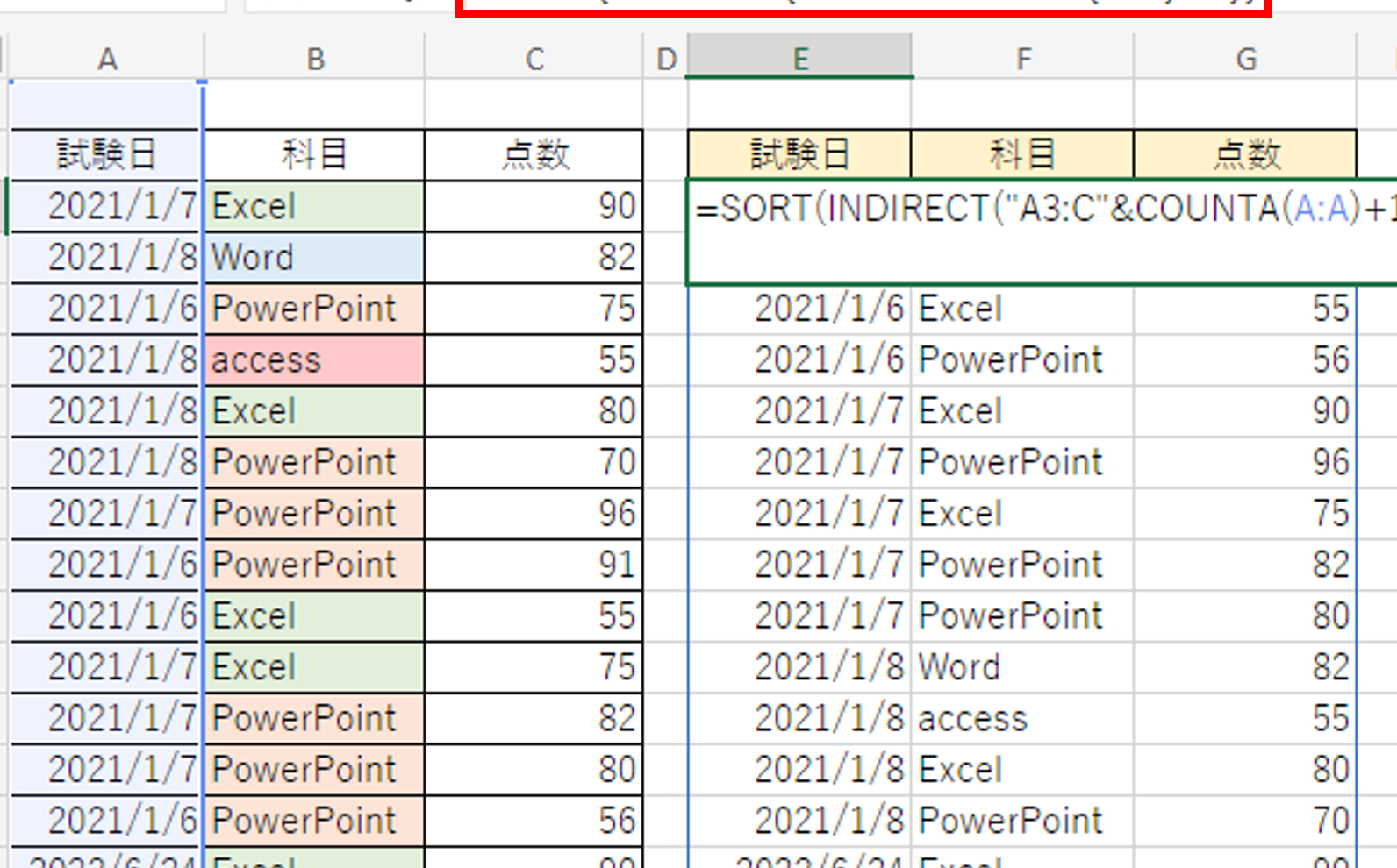 excel 並び 替え 関数 データを自由に並べ替えるテクニック 1 excel e4b8a6e381b3 e69bbfe38188 e996a2e695b0 e38387e383bce382bfe38292e887aae794b1e381abe4b8a6e381b9e69bbfe38188e3828be38386e382afe3838b