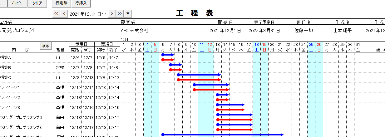 excel 工程 表 テンプレート プロジェクトを効率化する作成法 1 excel e5b7a5e7a88b e8a1a8 e38386e383b3e38397e383ace383bce38388 e38397e383ade382b8e382a7e382afe38388e38292e58ab9e78e87e58c96e38199e3828b