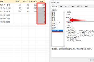 Excel0を表示しない設定でスッキリした表を作る方法