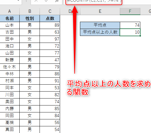 ExcelCOUNT関数でデータを瞬時に集計 1