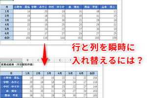 Excel列入れ替えでデータ整理を瞬時に