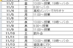 Excel含む関数で条件を柔軟に設定