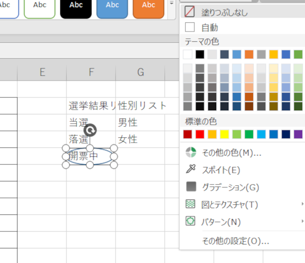 Excel文字丸で囲む方法で視覚的に強化 1