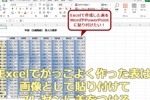 Excel画像貼り付けで表を魅力的に演出
