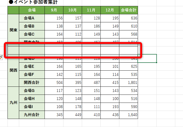 Excel線を消す方法で表をスッキリ仕上げる 1