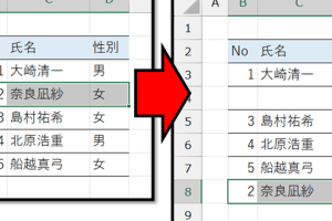 Excel行の移動でデータ整理を簡単に