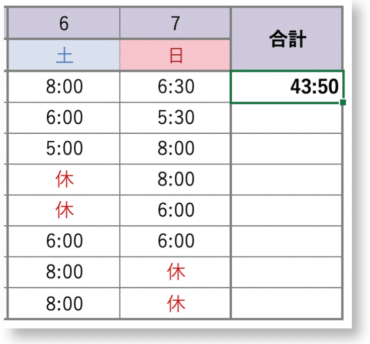 timesum7