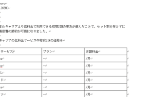 WordからExcelでデータ移行を簡単に